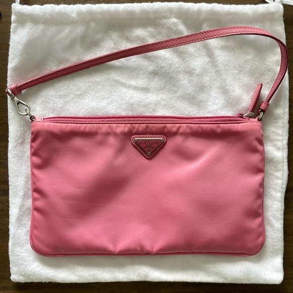 Prada Pink Nylon Bag - Picture 1 of 4